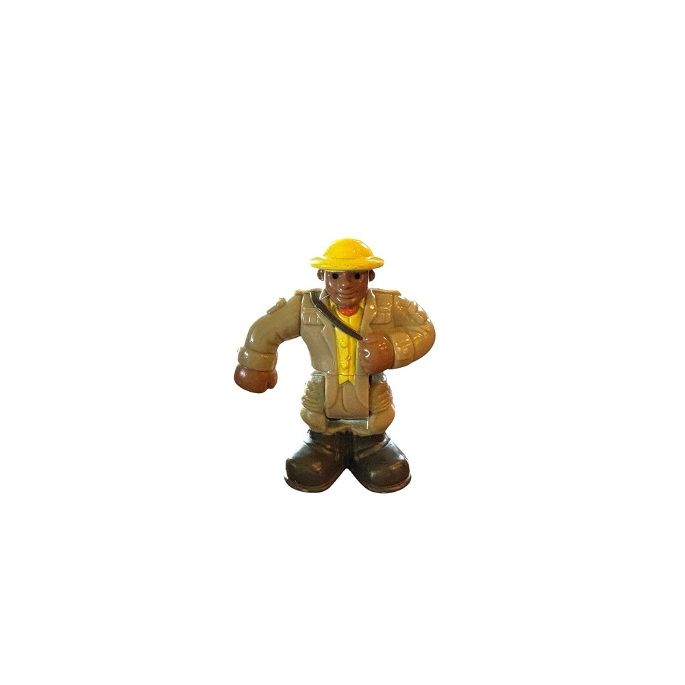 Fisher-Price GeoTrax‎ Train Zookeeper Explorer Figure Safari Hat 2008